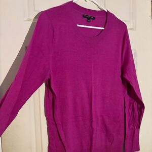 Magenta Banana Republic Crew Neck Sweater